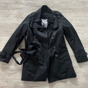 Banana Republic black coat sz 2